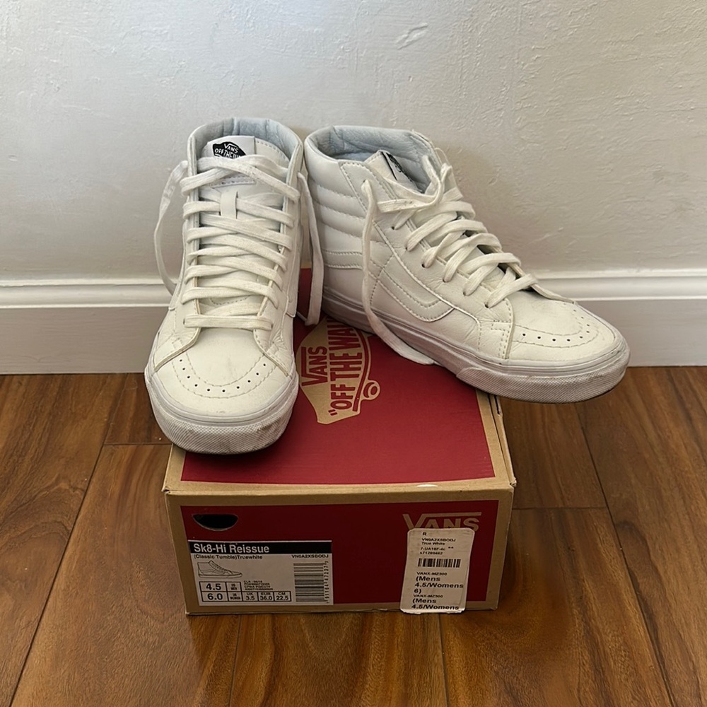 Vans Sk8 Hi Reissue in White